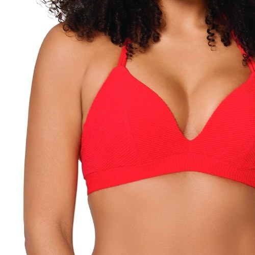 LingaDore Beach Stand Out rood voorgevormde bikinitop
