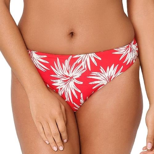 LingaDore Beach Fresh Flowers rood bikini broekje