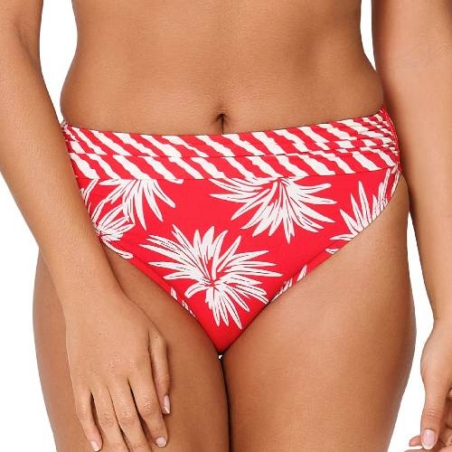 LingaDore Beach Fresh Flowers rood bikini broekje