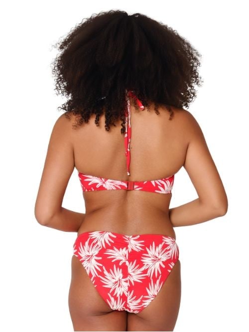 LingaDore Beach Fresh Flowers rood bikini broekje