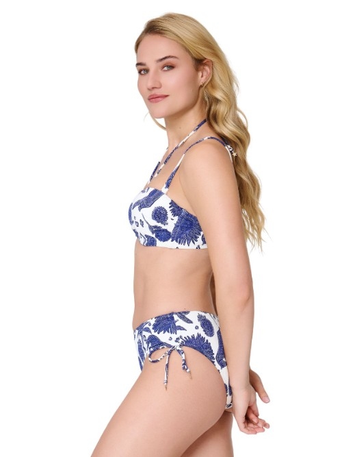 LingaDore Beach Under The Greek Sun blauw/wit voorgevormde bikinitop