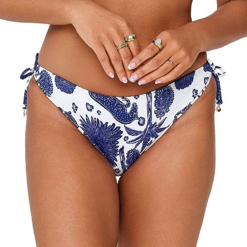 LingaDore Beach Under The Greek Sun blauw/wit bikini broekje