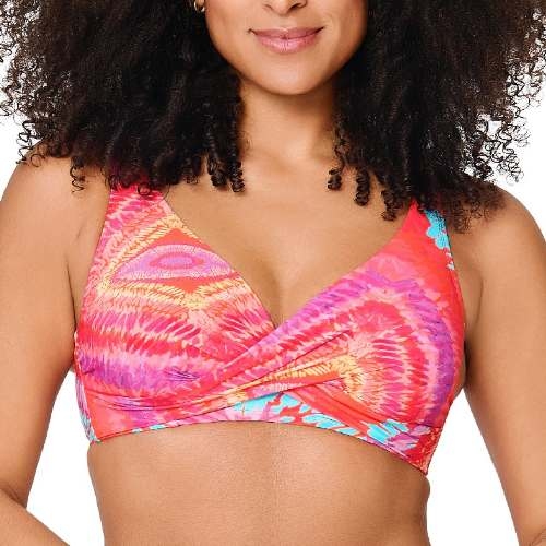 LingaDore Beach Beach Vibes Only coral voorgevormde bikinitop