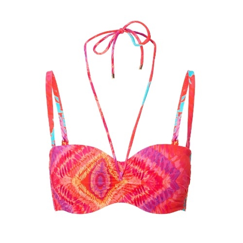 LingaDore Beach Beach Vibes Only coral voorgevormde bikinitop