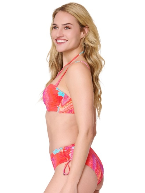 LingaDore Beach Beach Vibes Only coral voorgevormde bikinitop