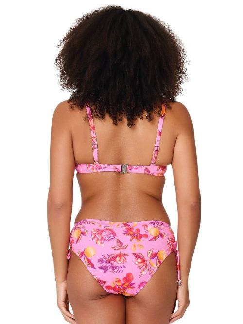 LingaDore Beach Tropical Fruit roze voorgevormde bikinitop