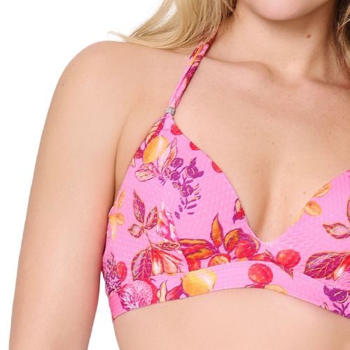 LingaDore Beach Pink Paradise roze voorgevormde bikinitop