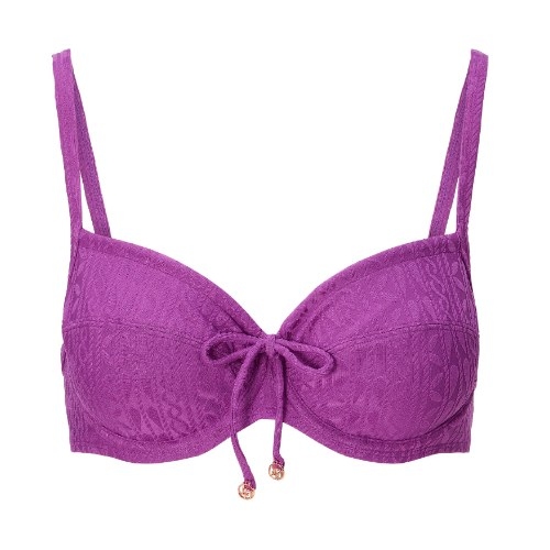 LingaDore Beach Purple Pulse paars soft-cup bikinitop