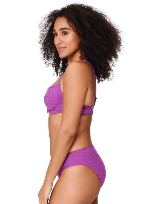 LingaDore Beach Purple Pulse paars soft-cup bikinitop