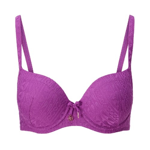 LingaDore Beach Purple Pulse paars voorgevormde bikinitop