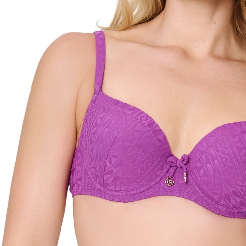 LingaDore Beach Purple Pulse paars voorgevormde bikinitop
