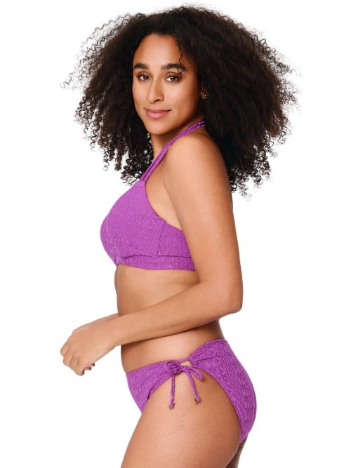 LingaDore Beach Purple Pulse paars voorgevormde bikinitop
