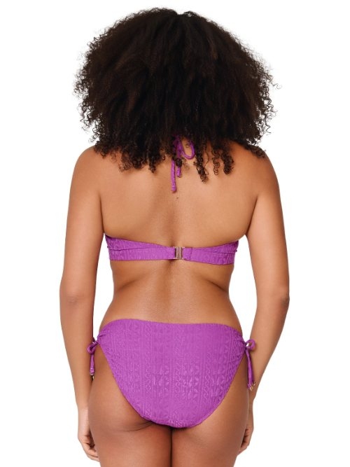 LingaDore Beach Purple Pulse paars voorgevormde bikinitop