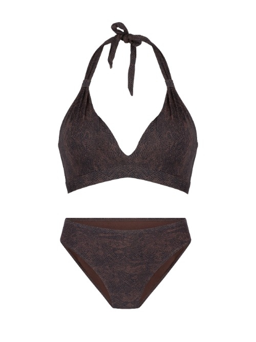 LingaDore Beach Sunkissed Snake zwart bikini set