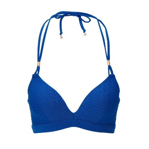 LingaDore Beach Blue Crush blauw voorgevormde bikinitop