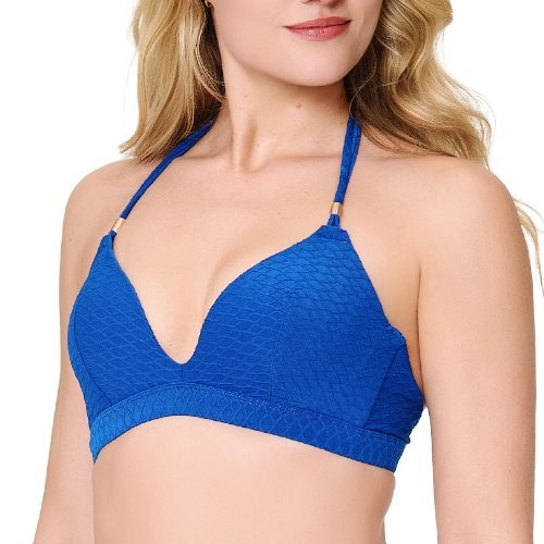 LingaDore Beach Blue Crush blauw voorgevormde bikinitop