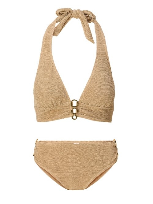 LingaDore Beach A Touch Of Gold goud bikini set
