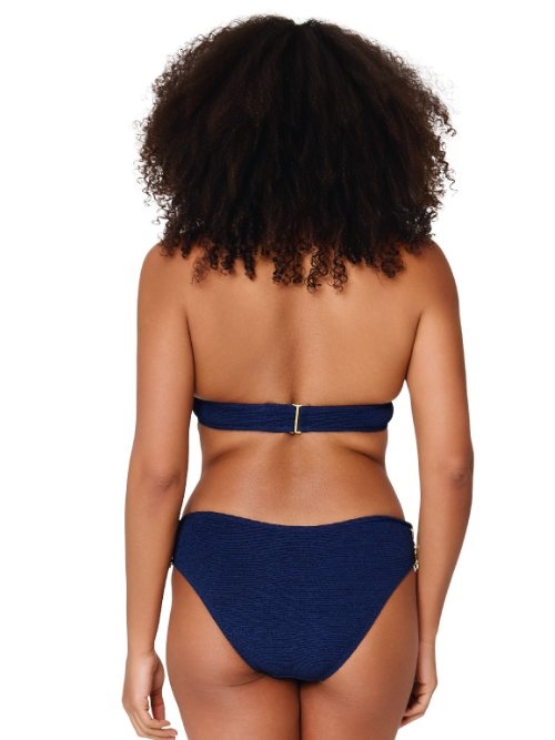 LingaDore Beach A Touch Of Gold marine blauw bikini set