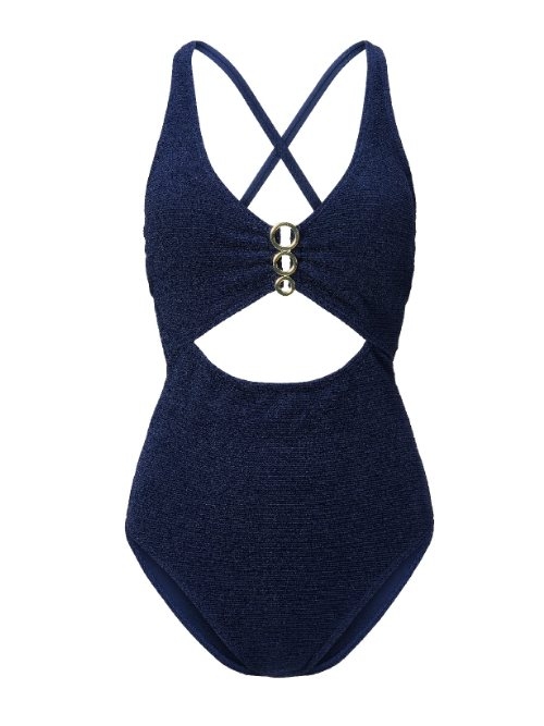 LingaDore Beach A Touch Of Gold marine blauw badpak