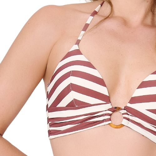 LingaDore Beach Summer Stripes wit/rood bikini set