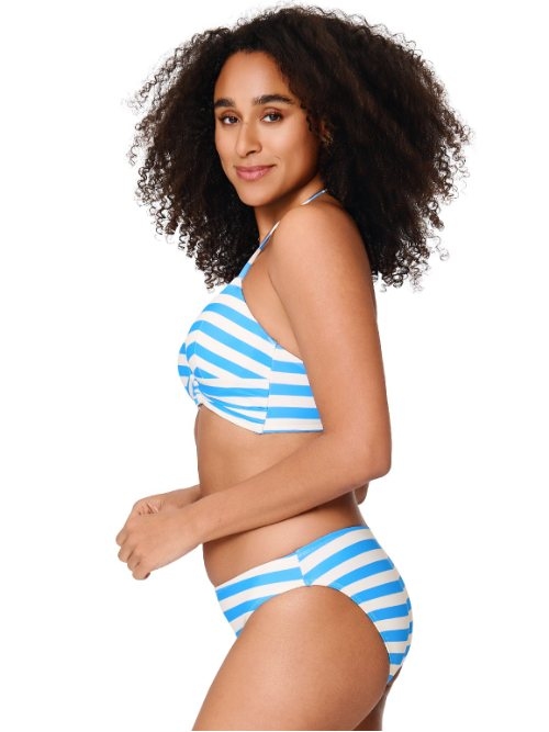 LingaDore Beach Summer Stripes wit/blauw bikini set