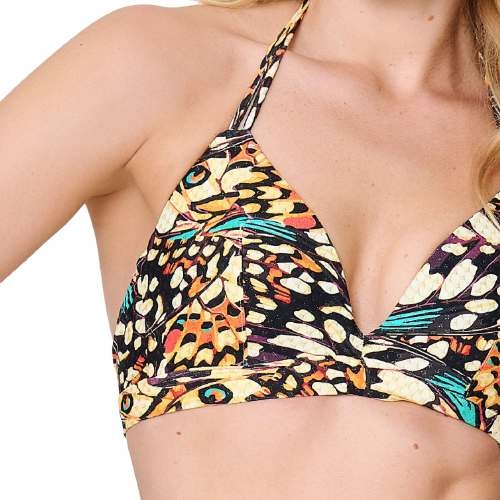 LingaDore Beach Butterfly Breeze print voorgevormde bikinitop