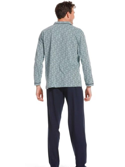 Pastunette Heren groen pyjama