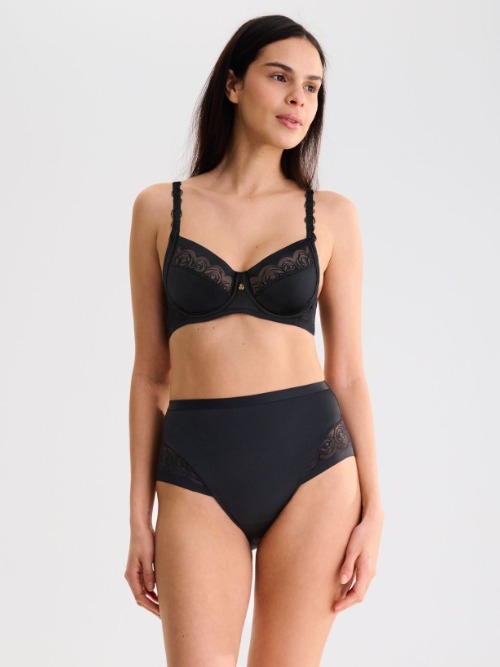 Lisca Ruby zwart high brief