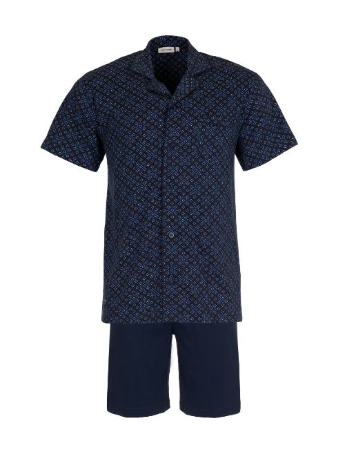 Pastunette Heren marine blauw shortama