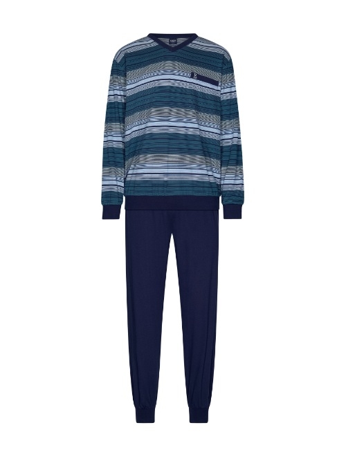 Robson Heren marine blauw pyjama
