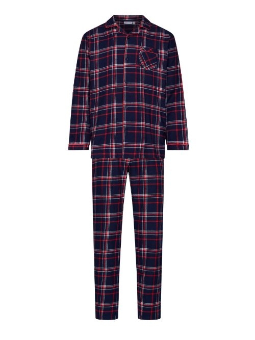 Pastunette Heren marine blauw pyjama