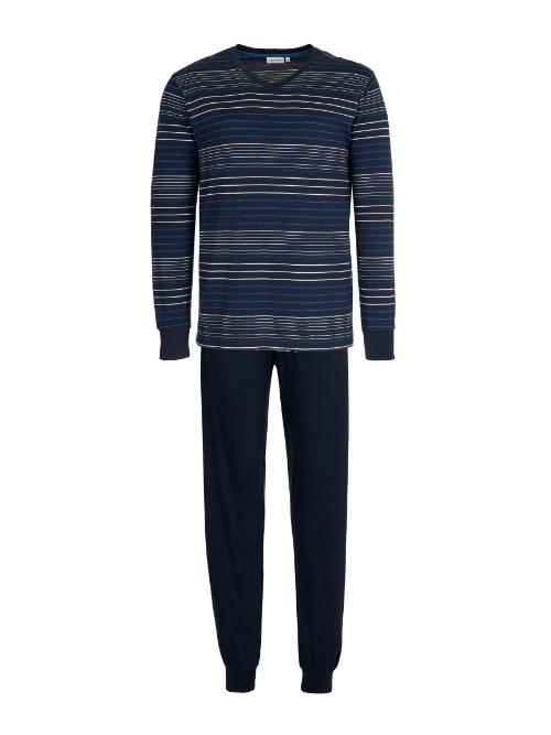 Pastunette Heren marine blauw pyjama