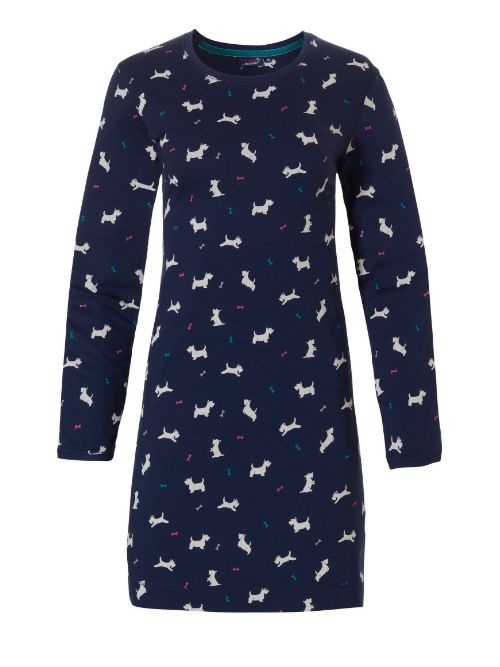 Rebelle Dames marine blauw nachthemd