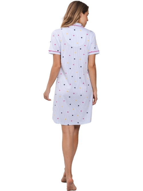 Rebelle Dames blauw nachthemd