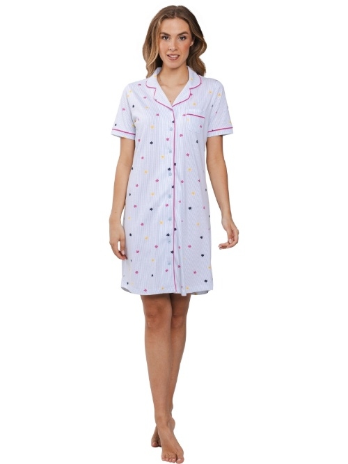 Rebelle Dames blauw nachthemd
