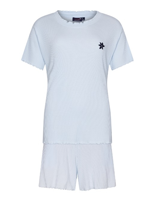 Rebelle Dames blauw shortama