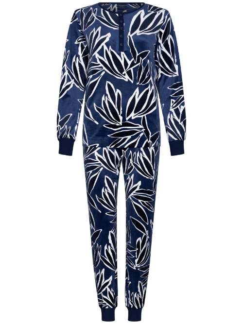 Pastunette Dames marine blauw pyjama