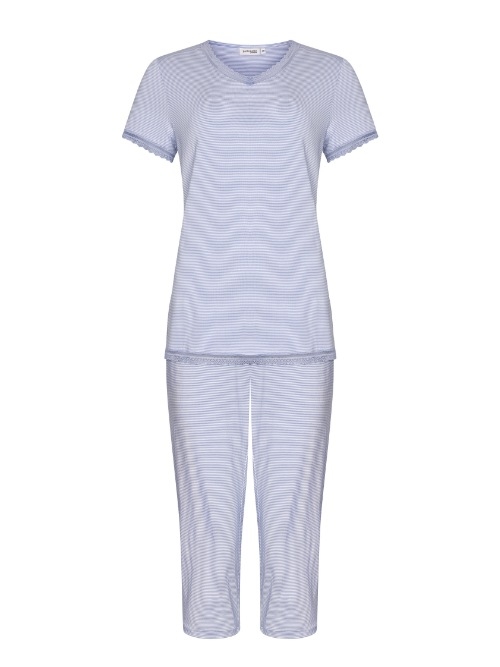 Pastunette Dames blauw pyjama