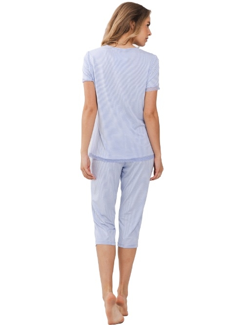 Pastunette Dames blauw pyjama