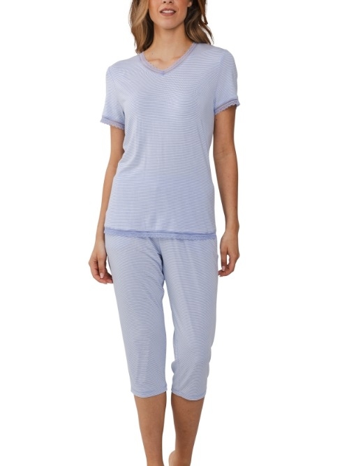 Pastunette Dames blauw pyjama