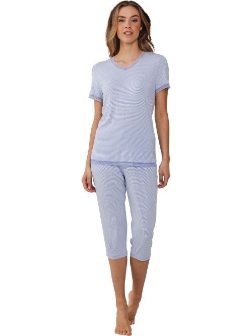 Pastunette Dames blauw pyjama