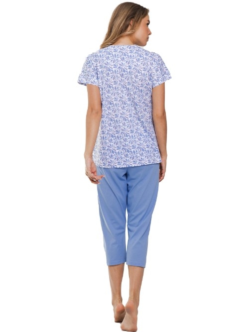 Pastunette Dames blauw pyjama