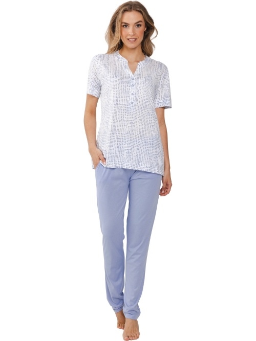 Pastunette Dames blauw pyjama