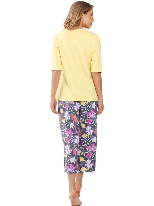 Pastunette Dames geel pyjama