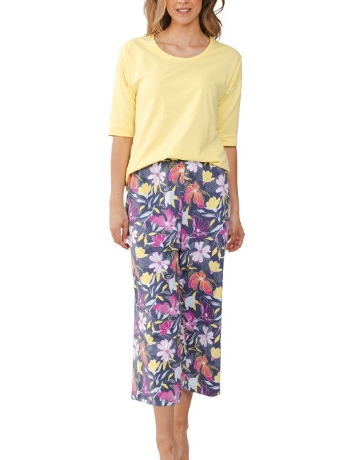 Pastunette Dames geel pyjama