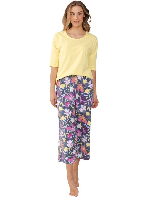 Pastunette Dames geel pyjama