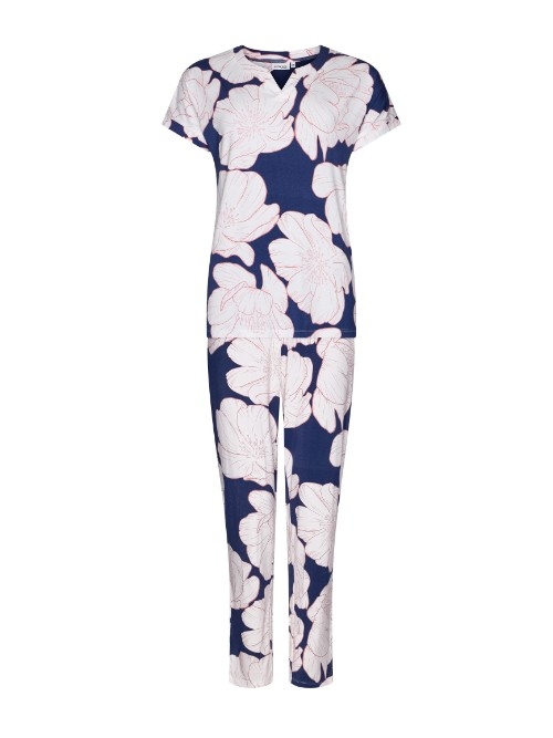 Pastunette Dames marine blauw pyjama