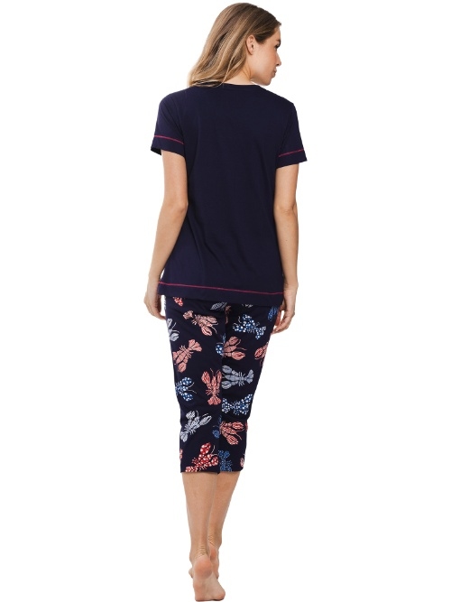 Rebelle Dames marine blauw pyjama