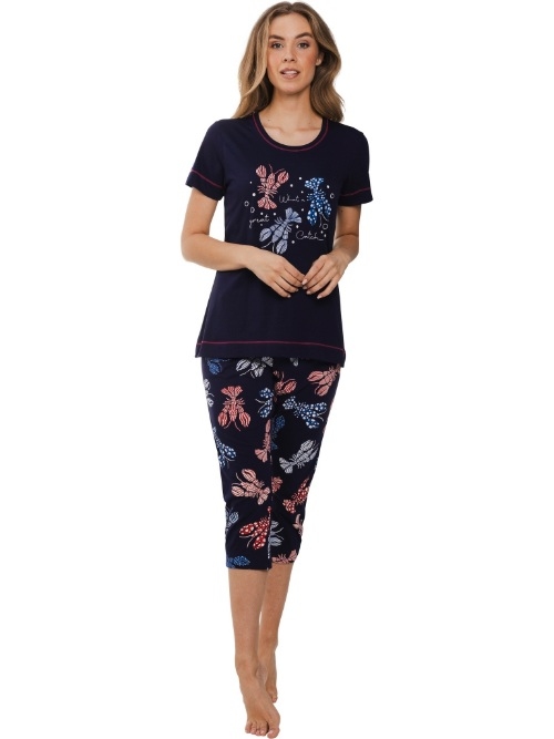 Rebelle Dames marine blauw pyjama