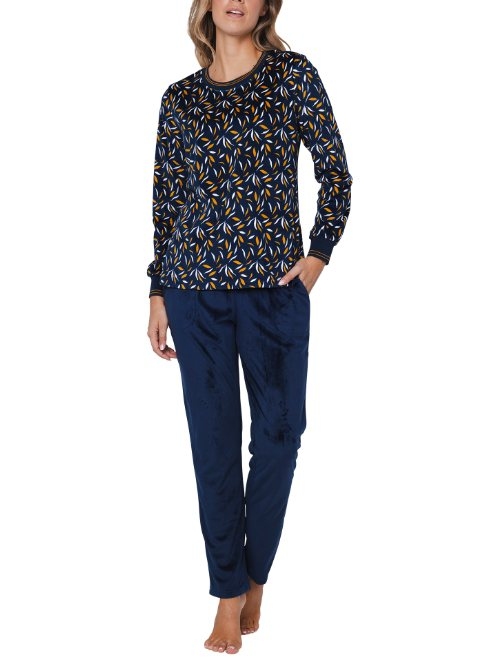 Pastunette Dames marine blauw pyjama